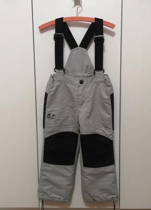 Лыжные брюки 98-104 полукомбинезон1 фото