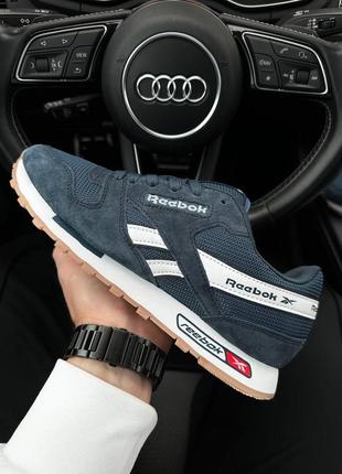 Мужские кроссовки reebok classic new blue white 41-42-43-44-45