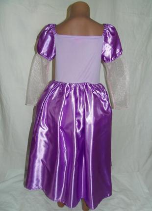 Карнавальне плаття рапунцель на 7-8 років5 фото
