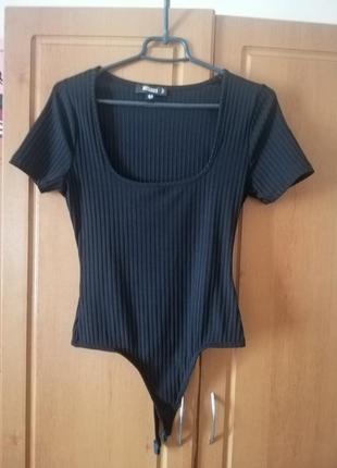 Черный боди от missguided 38р