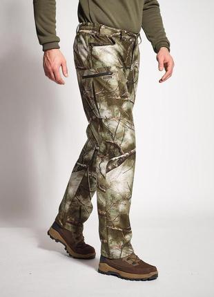 Флісові штани treemetic 100 для полювання камуфляжні - s5 фото
