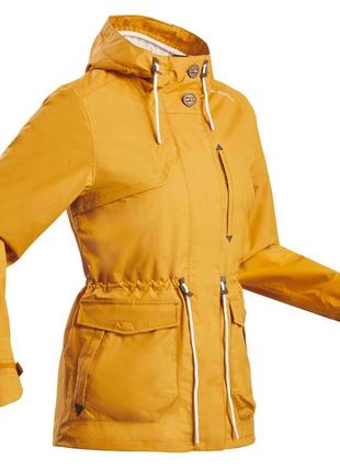 Куртка жіноча nh550 для туризму вохра - s