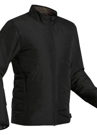Куртка чоловіча trek 50 для гірського трекінгу 0°c чорна - s1 фото