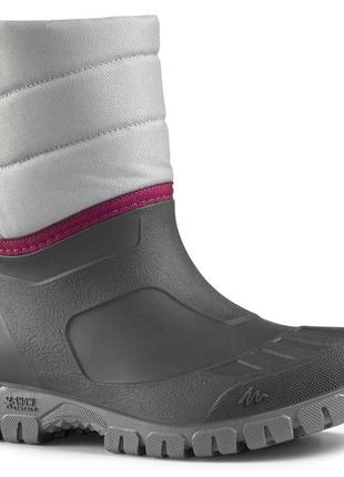 Жіночі чоботи sh100 warm для зимового туризму - сірі - eu36/37 ua35/37