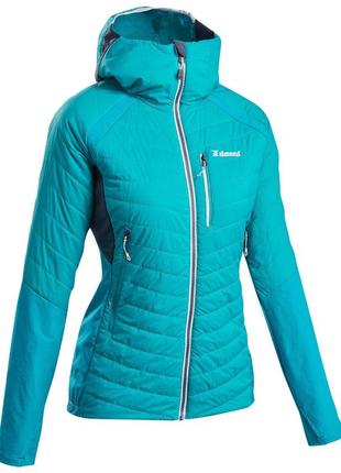 Женская куртка для альпинизма, гибридная – голубая - s