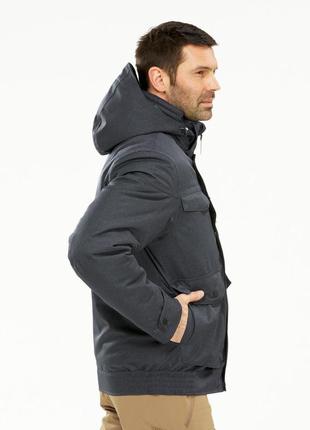 Куртка мужская sh100 x-warm для зимнего туризма водонепроницаемая – 2xl.4 фото
