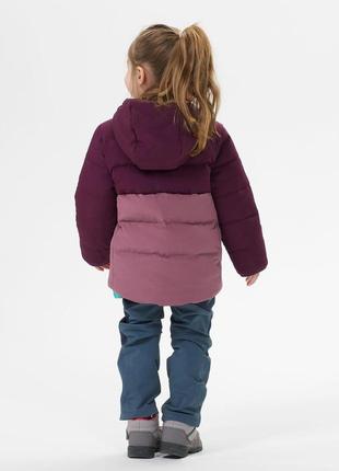 Куртка дитяча для туризму на вік 2-6 років фіолетова - 3-4 р 96-102 см8 фото