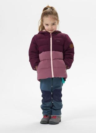 Куртка дитяча для туризму на вік 2-6 років фіолетова - 3-4 р 96-102 см6 фото