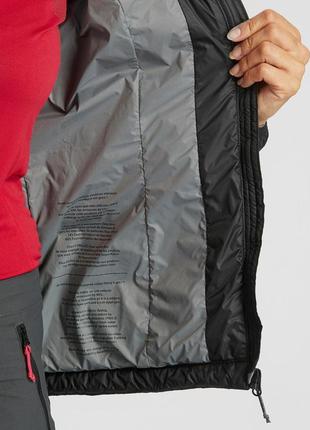 Куртка женская mt100 для горного трекинга до -5°c черная - s7 фото