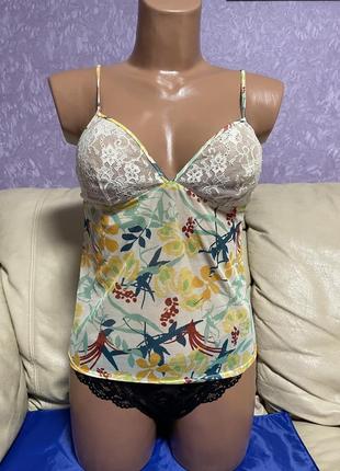 Прозрачная цветная маечка calvin klein