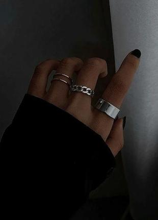Набор колец кольца колечко кольца масляное массивное2 фото