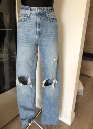 Джинси zara zw premium straight p.344 фото