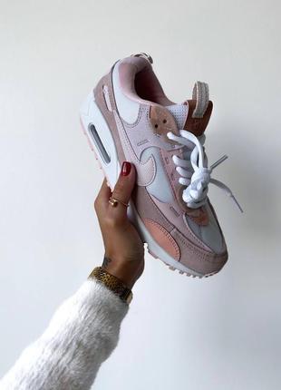 Женские замшевые весенние кроссовки nike air max 90 futura.9 фото