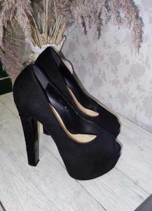 Туфельки з відкритим носочком#️⃣1️⃣2️⃣8️⃣6️⃣