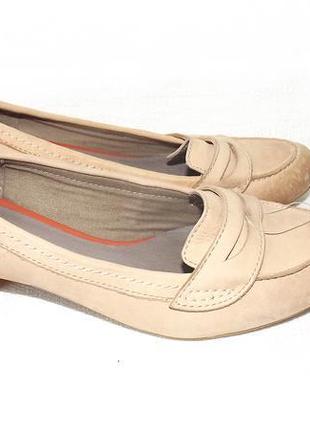 Туфли бежево-коричневая кожа 37 р. 23,5 см. roberto santi