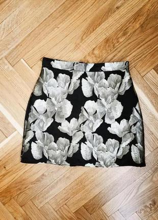 Коротка спідничка primark з квітами