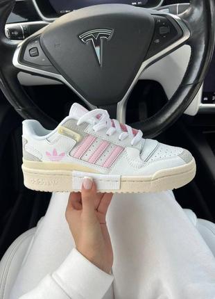 Adidas forum pink кроссовки