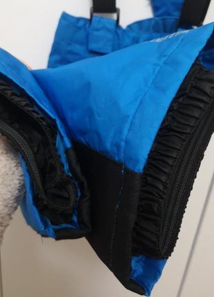 Лижні штани 98-104 зимовий ❄ напівкомбінезон на лямках на хлопчика 3-4 роки lupilu непромокаючий на сніг7 фото