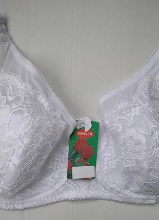 Бюстгальтер biweier кружево полупоролон белый 100f 13623