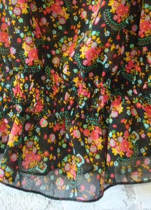 Летняя блузка в цветочек "george "3 фото