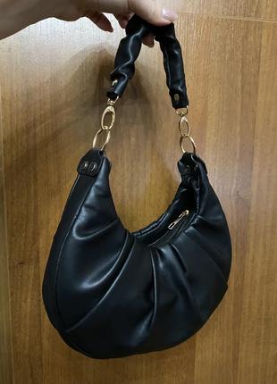 Черная сумочка сумка2 фото
