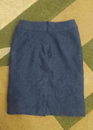 Тепла шерстяна юбка спідниця хс, с розмір2 фото