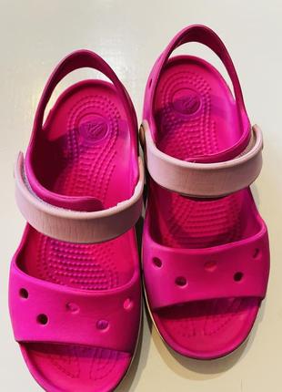 Кроксы, crocs розовые на девочку6 фото