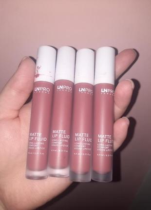 Жидкая матовая помада ln pro matte lip fluid,тон 101