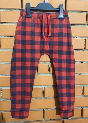 Штани спортивні, домашні в клітинку little kids 116 ( 5-6 р )