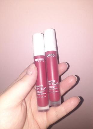 Матовая помада ln pro matte lip fluid,тон 106