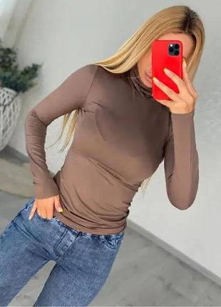 Модний базовий жіночий теплий гольф із начосом