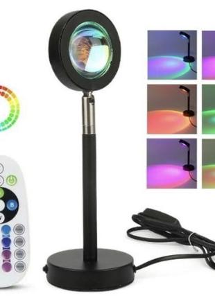 Светильник проекционный sunset lamp rgb