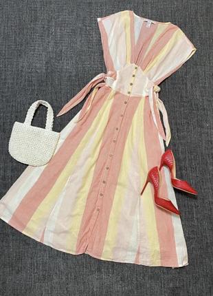 Бавовняна яскрава сукня forever21 ❤️