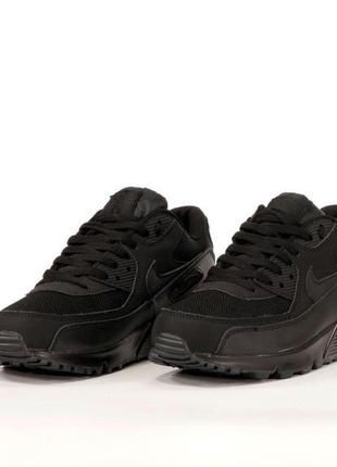 Мужские кроссовки nike air max 90 black2 фото