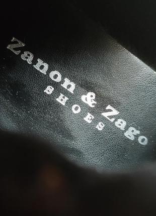 Шикарные ботинки натуральная кожа zanon &amp;zago9 фото