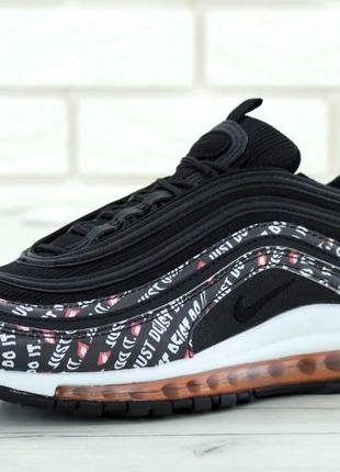 Чоловічі кросівки nike air max 97 black just do it