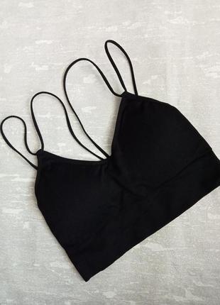 🌷🌷🌷 неймовірно шикарний бра топ в рубчик з цікавою спинкою