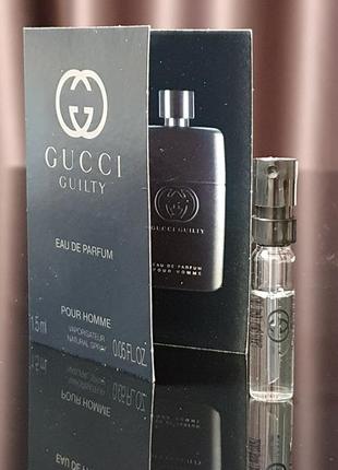 Оригінальний пробник gucci guilty pour homme eau de parfum_1,5ml