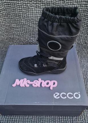 Детские сапоги ecco gore-tex оригинал нубук 27,30,31р. zk25601 фото