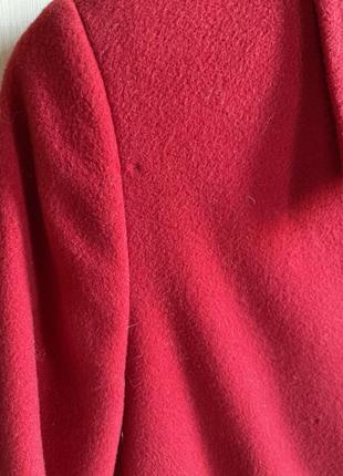 Шикарне натуральне пальто червоного коліна😍😍4 фото