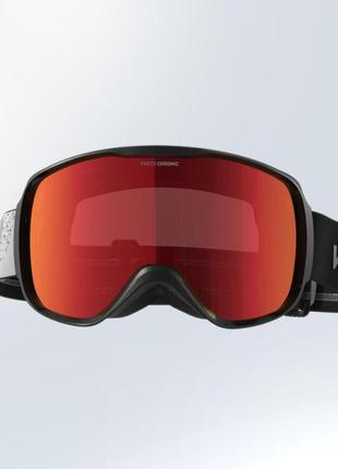 Маска g 500 ph для лыжного спорта и сноубординга, для детей и взрослых - черная - s2 фото
