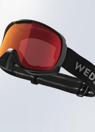 Маска g 500 ph для лыжного спорта и сноубординга, для детей и взрослых - черная - s1 фото