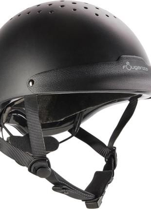 Шлем 100 для конного спорта - черный - xs/48-52 см