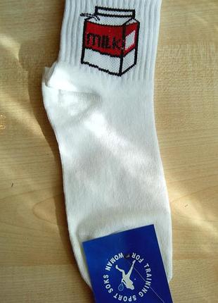 Шкарпетки жіночі туреччина з принтом