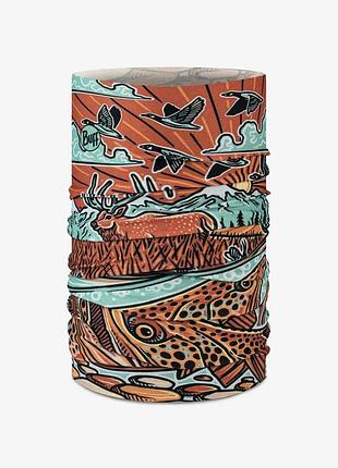 Шарф-труба buff coolnet uv casey underwood trout scape multi