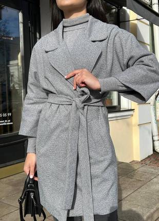 Модная, стильная весенняя новинка! 
женское пальто, кашемир 
•мод# 2776 фото