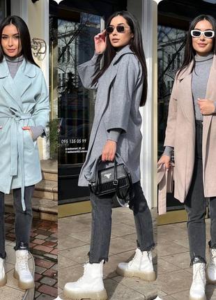 Модна, стильна весняна новинка! 
жіноче пальто, кашемір 
•мод# 277