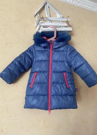 Пальто весняне на дівчинку benetton 9-12 місяців