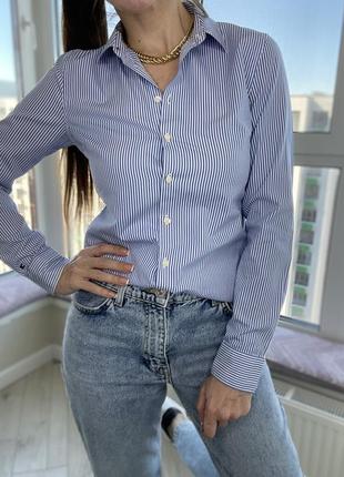Tommy hilfiger рубашка в полоску
