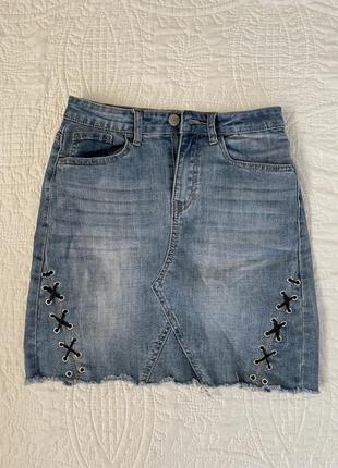 Джинсова спідниця